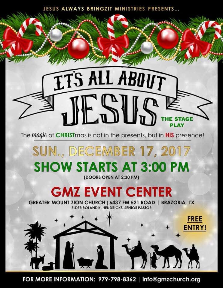 It's All About Jesus - A Jesus Always Bringzit production